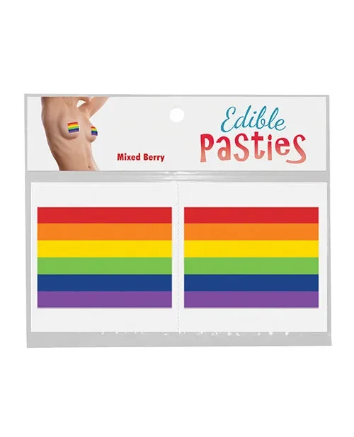 Pasties Edible – Rainbow Flag (Berry)